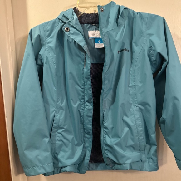 Columbia Girls Hooded Jacket Size Smoll - Picture 5 of 9